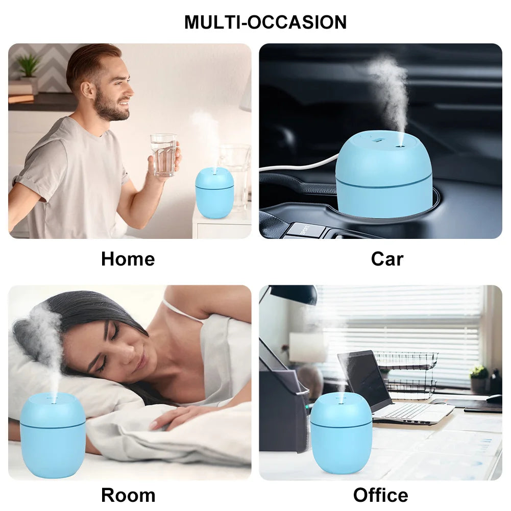 Mini USB Air Humidifier & Essential Oil Diffuser